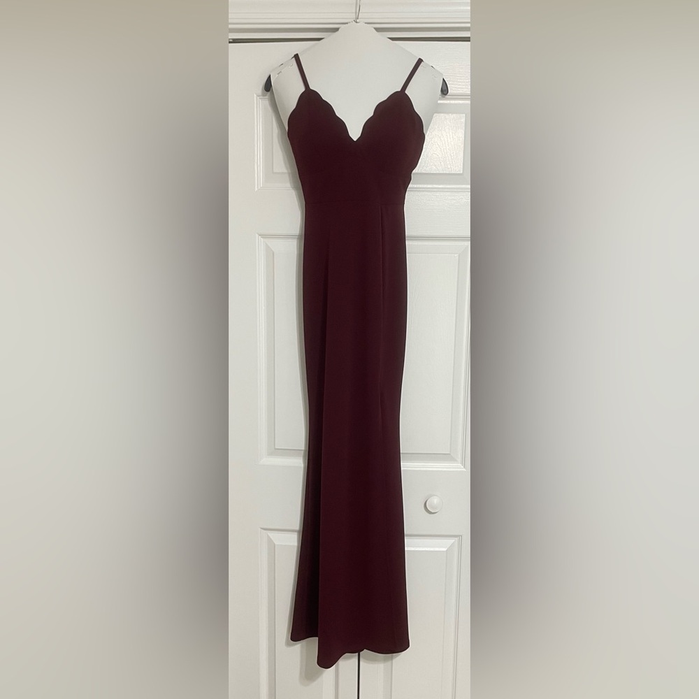 Speechless Burgundy Maxi Dress